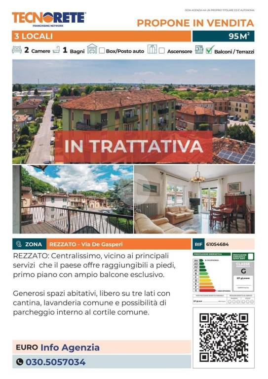 appartamento in vendita a Rezzato