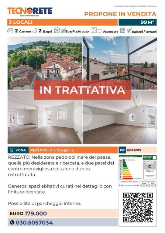 appartamento in vendita a Rezzato