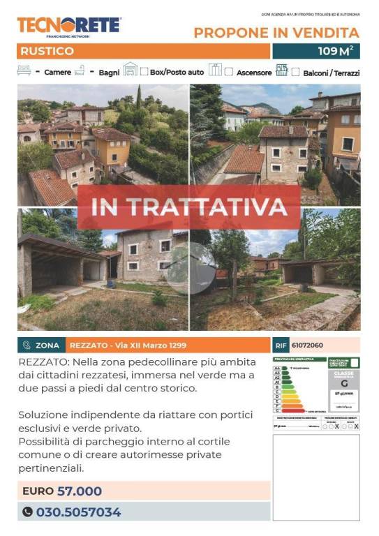 appartamento in vendita a Rezzato
