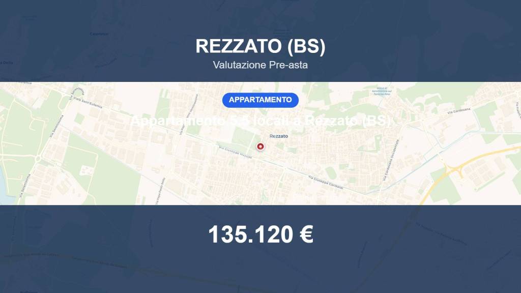appartamento in vendita a Rezzato in zona Treponti