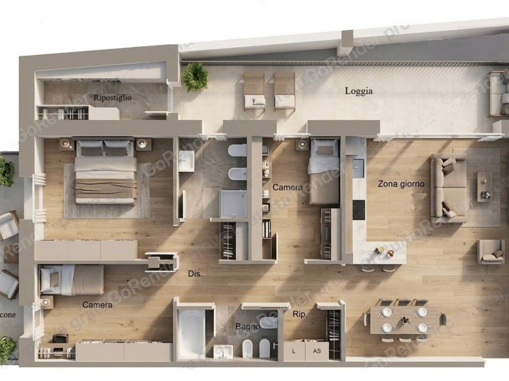 appartamento in vendita a Rezzato