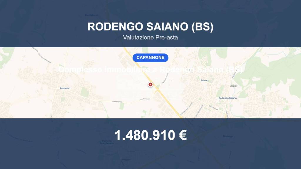 capannone in vendita a Rodengo Saiano in zona Bettolino