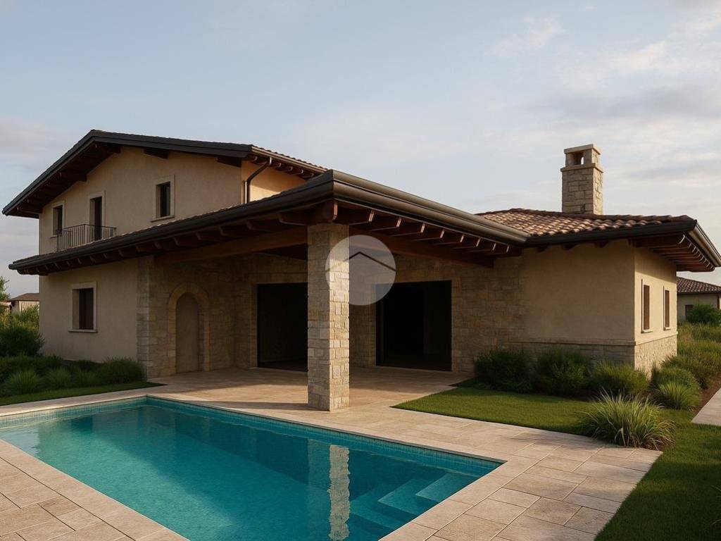 casa indipendente in vendita a Rovato in zona Sant'Andrea