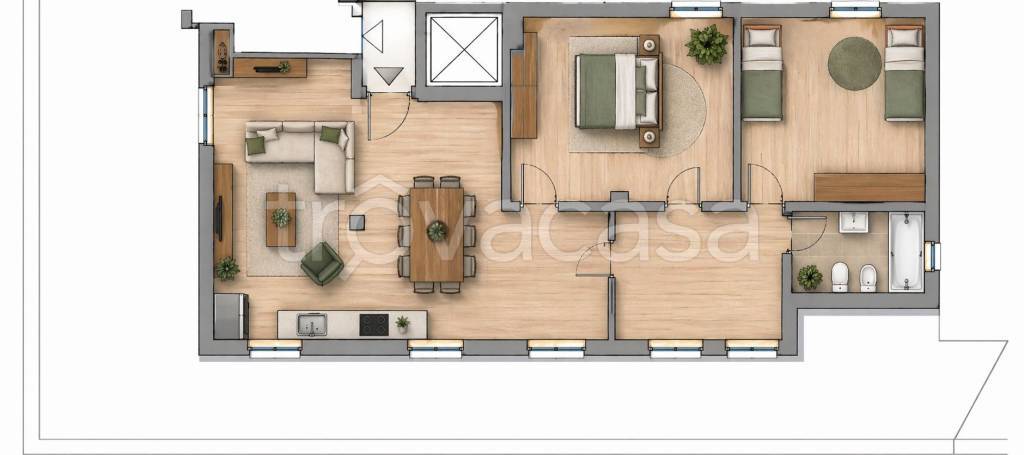 appartamento in vendita a Rovato