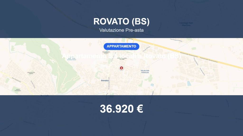 appartamento in vendita a Rovato