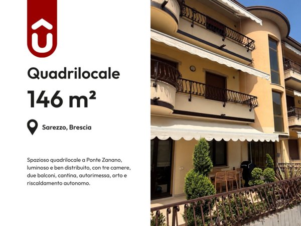 appartamento in vendita a Sarezzo in zona Ponte Zanano