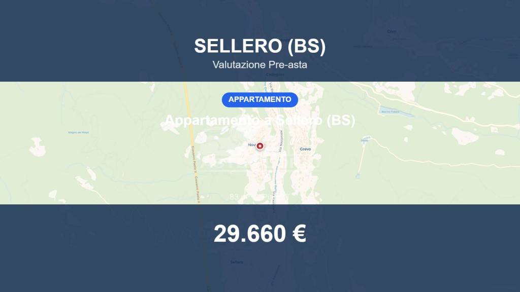 appartamento in vendita a Sellero in zona Novelle