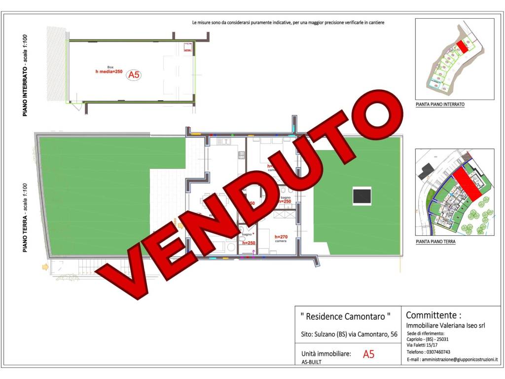 appartamento in vendita a Sulzano