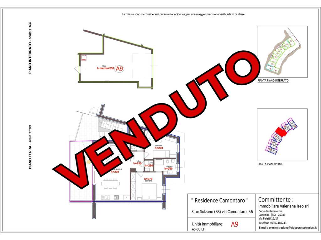 appartamento in vendita a Sulzano