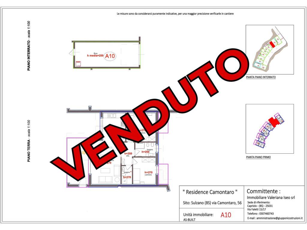 appartamento in vendita a Sulzano