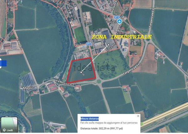 terreno agricolo in vendita ad Urago d'Oglio