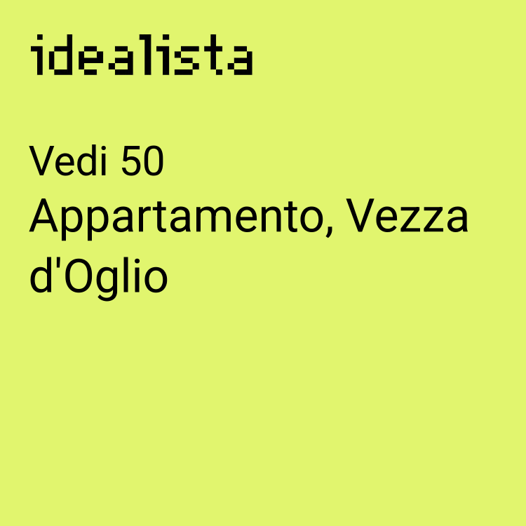 appartamento in vendita a Vezza d'Oglio