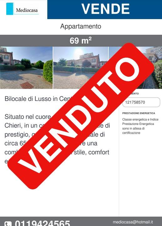 appartamento in vendita a Chieri