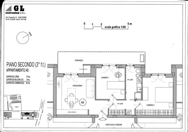 appartamento in vendita a Chieri in zona Roaschia