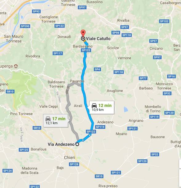 appartamento in vendita a Chieri in zona Airali