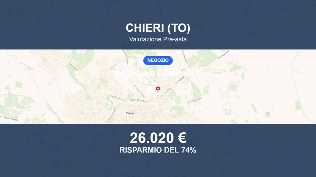 negozio in vendita a Chieri in zona Canarone