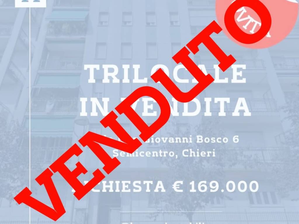 appartamento in vendita a Chieri in zona Canarone