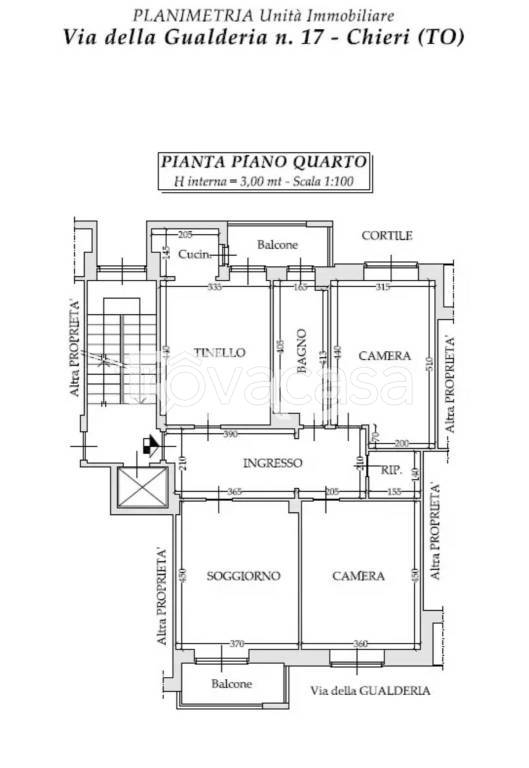 appartamento in vendita a Chieri in zona Canarone