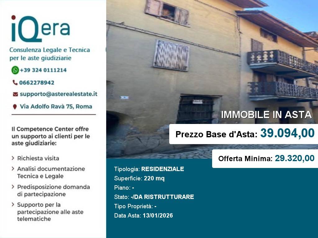 appartamento in vendita a Chiomonte