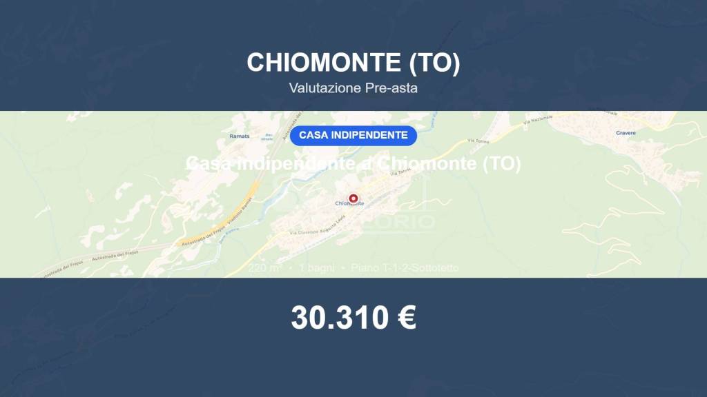 casa indipendente in vendita a Chiomonte
