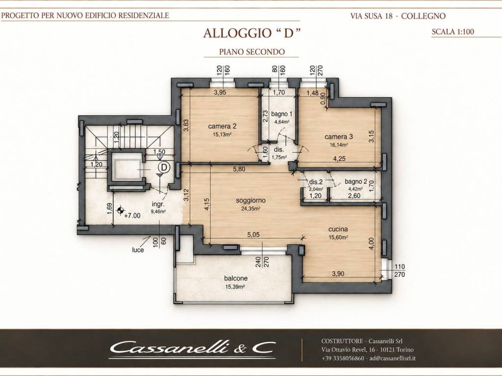 appartamento in vendita a Collegno in zona Leumann