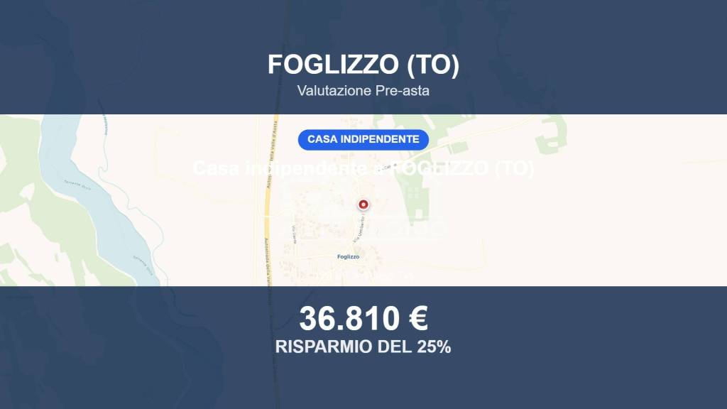 casa indipendente in vendita a Foglizzo