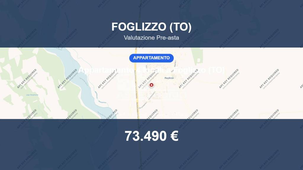 appartamento in vendita a Foglizzo