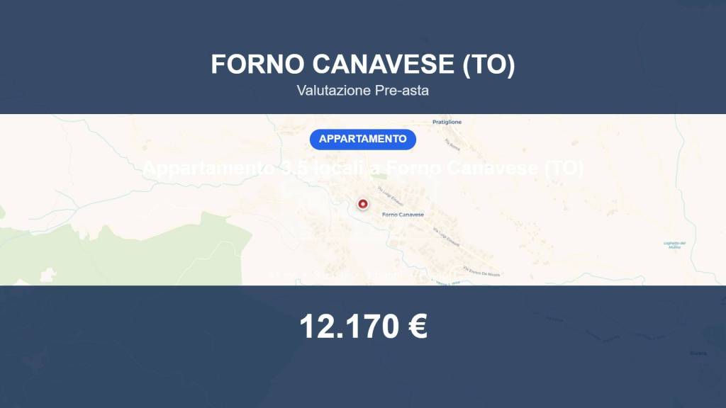 appartamento in vendita a Forno Canavese