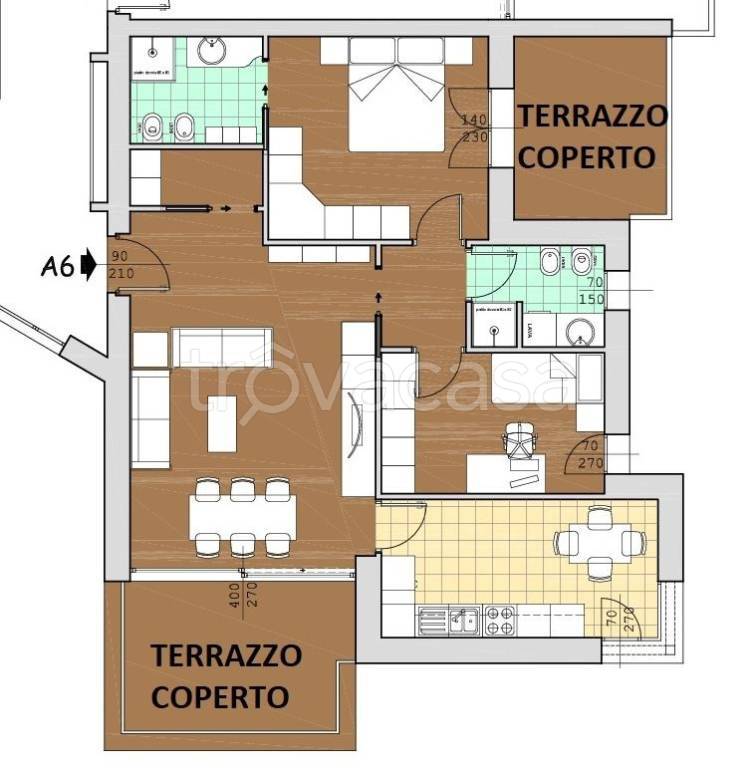 appartamento in vendita a Gassino Torinese