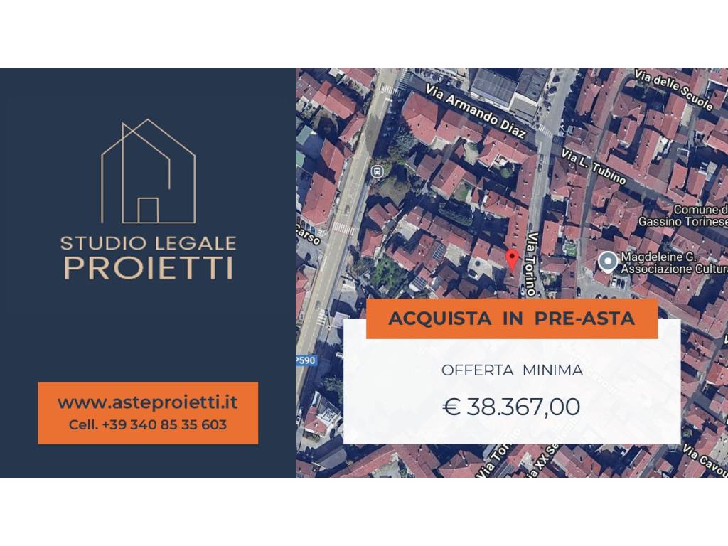 appartamento in vendita a Gassino Torinese