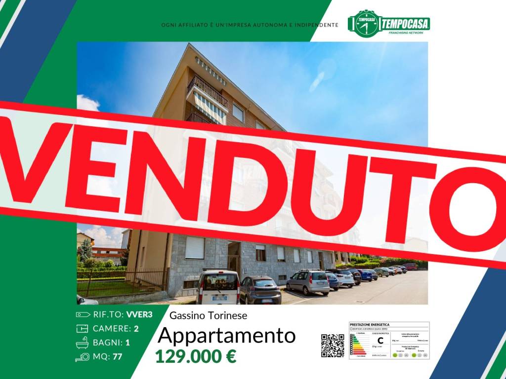 appartamento in vendita a Gassino Torinese