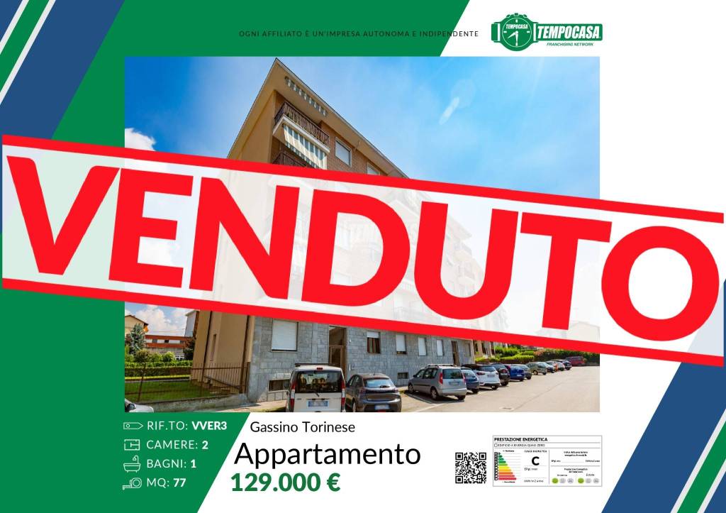 appartamento in vendita a Gassino Torinese