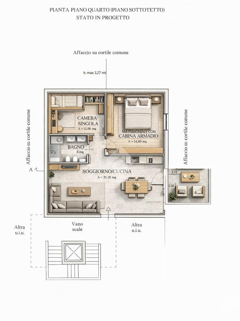 appartamento in vendita a Gassino Torinese