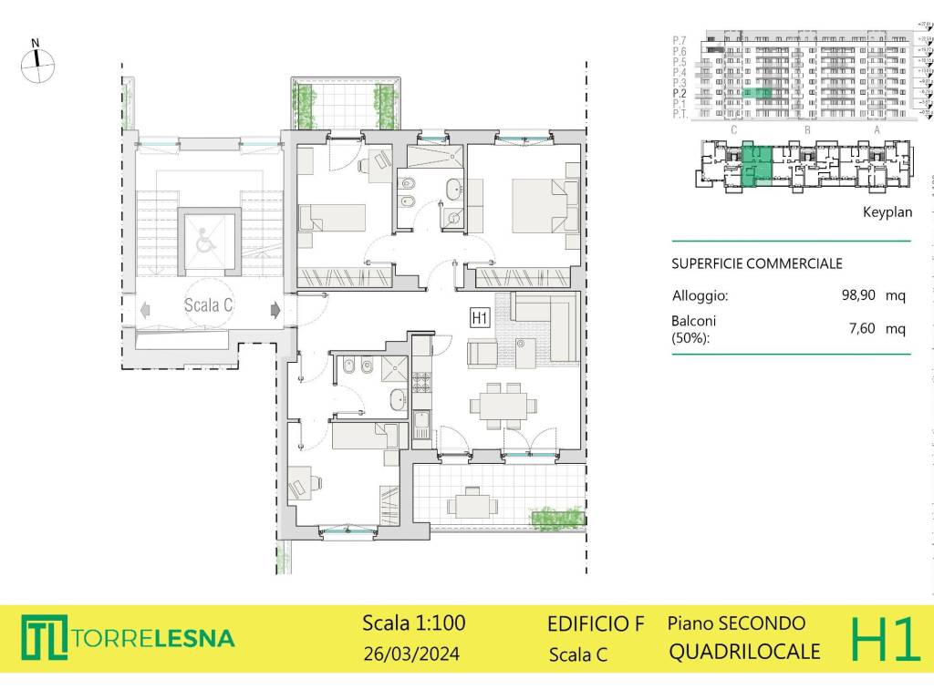 appartamento in vendita a Grugliasco