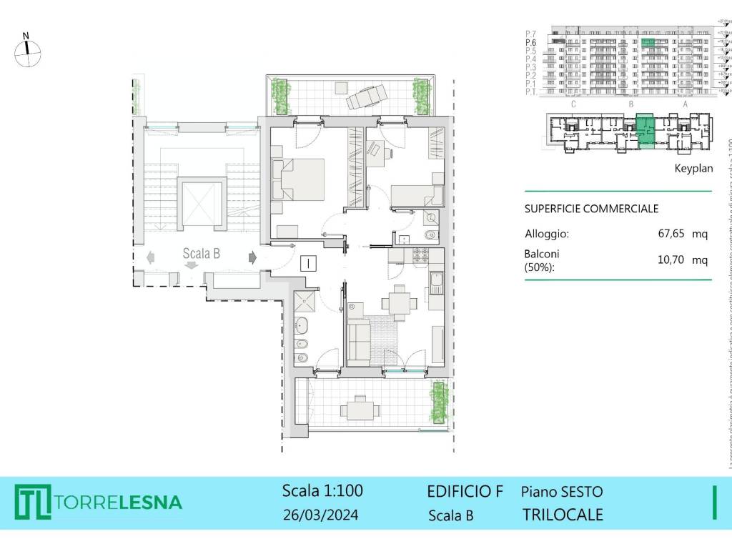 appartamento in vendita a Grugliasco