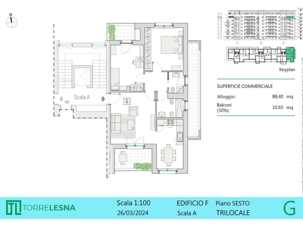 appartamento in vendita a Grugliasco