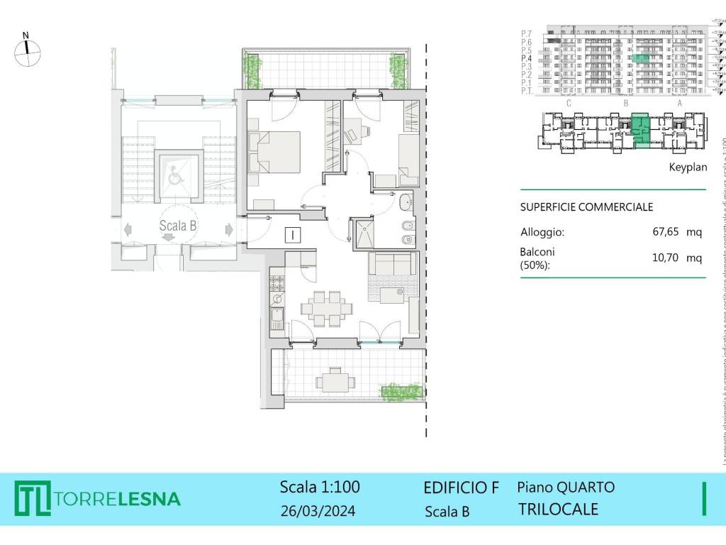 appartamento in vendita a Grugliasco in zona Lesna