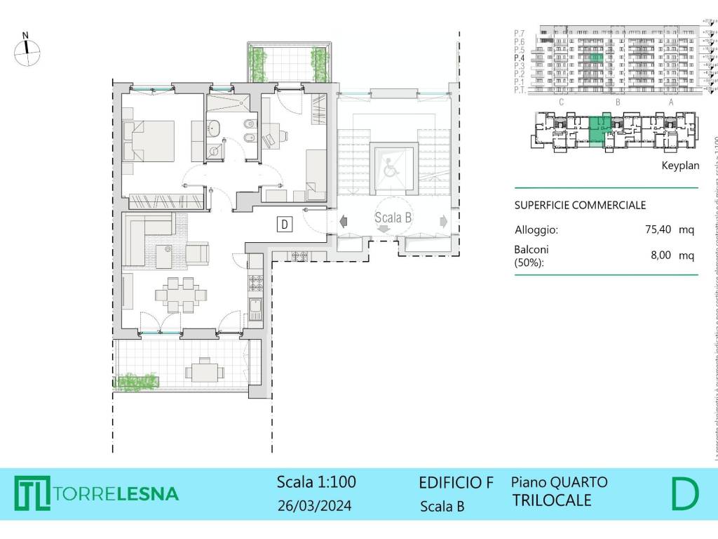 appartamento in vendita a Grugliasco