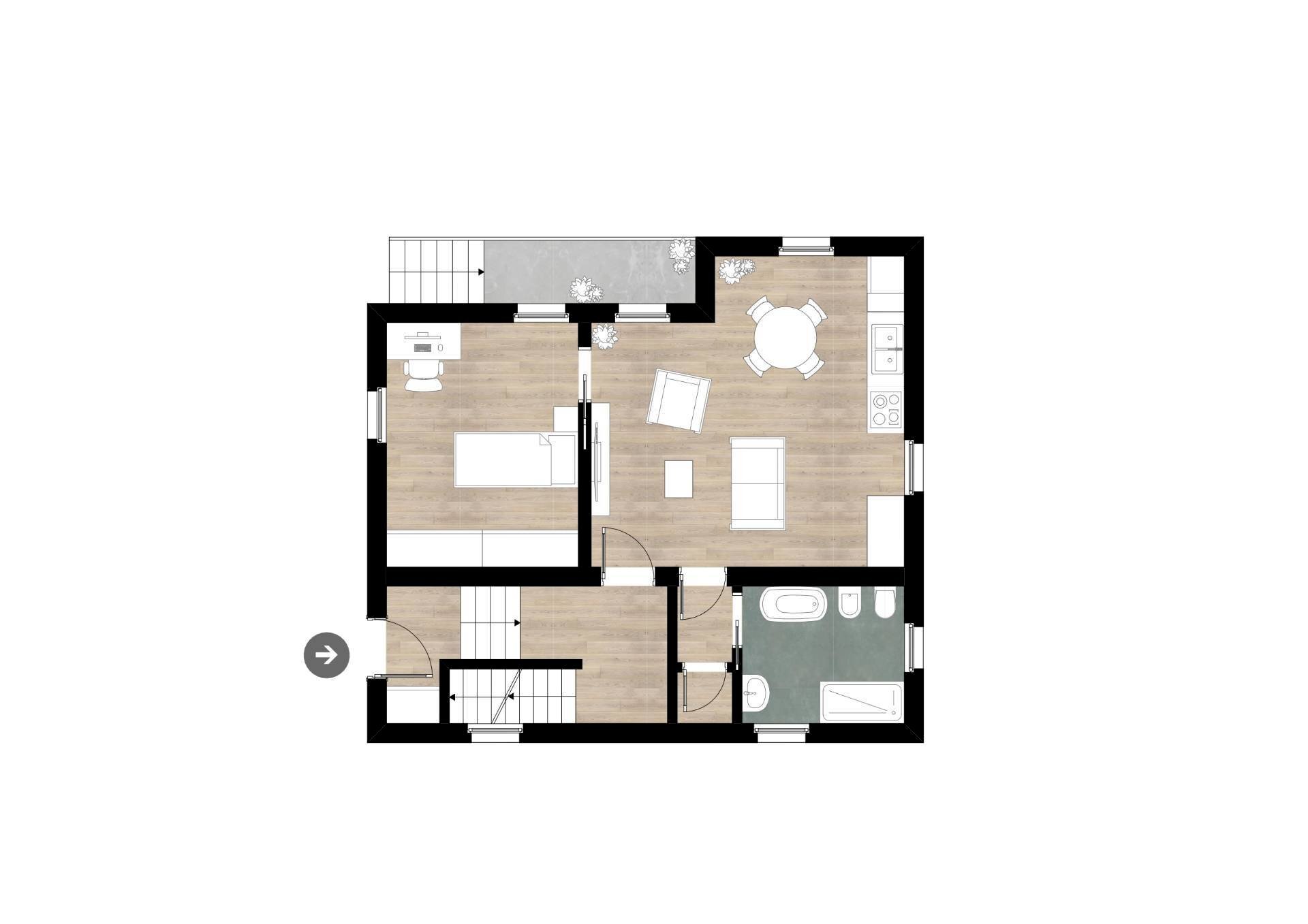 casa indipendente in vendita a Grugliasco