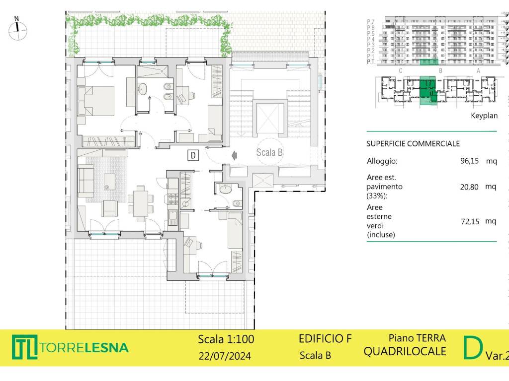 appartamento in vendita a Grugliasco in zona Lesna