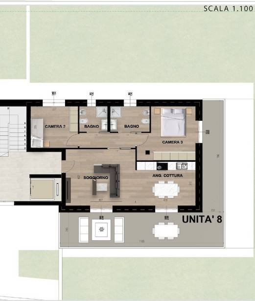 appartamento in vendita a Grugliasco