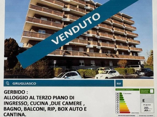 appartamento in vendita a Grugliasco in zona Gerbido