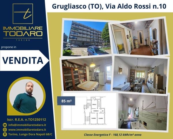 appartamento in vendita a Grugliasco in zona Fabbrichetta
