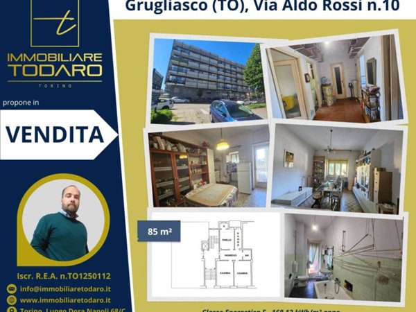 appartamento in vendita a Grugliasco in zona Fabbrichetta