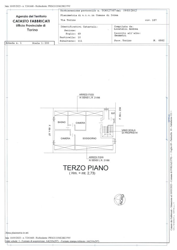 appartamento in vendita ad Ivrea