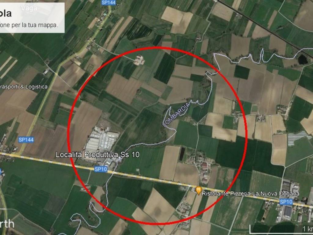 terreno agricolo in vendita ad Arena Po