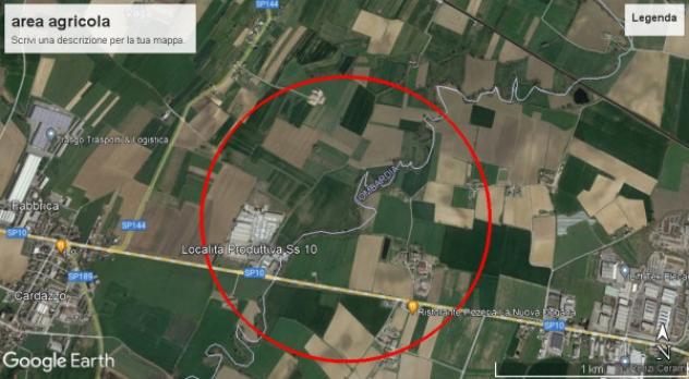 terreno agricolo in vendita ad Arena Po