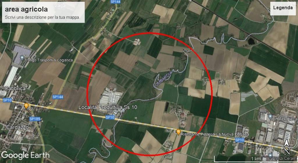 terreno agricolo in vendita ad Arena Po in zona Fabbrica