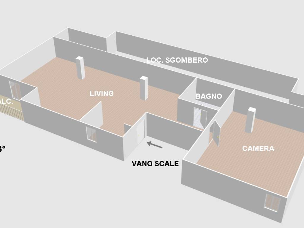 appartamento in vendita a Belgioioso