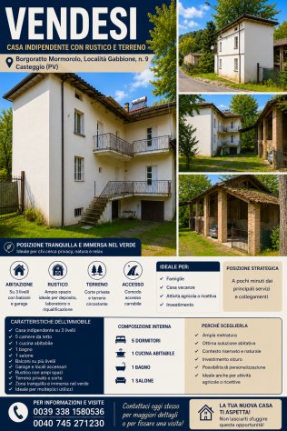 casa indipendente in vendita a Borgoratto Mormorolo